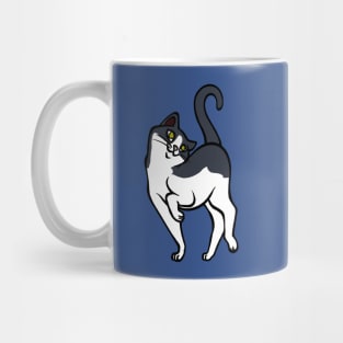 Begging for pettings--Tuxedo Cat 2 Style Mug